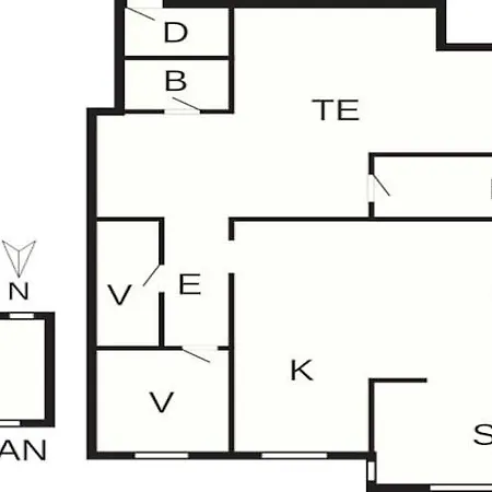 Two-bedroom In 2 別荘